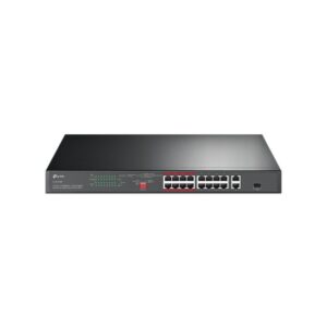 Switch PoE+ TP-Link TL-SL1218P No Administrable 16 Puertos Fast Ethernet 150W SFP PoE Extendido 250m