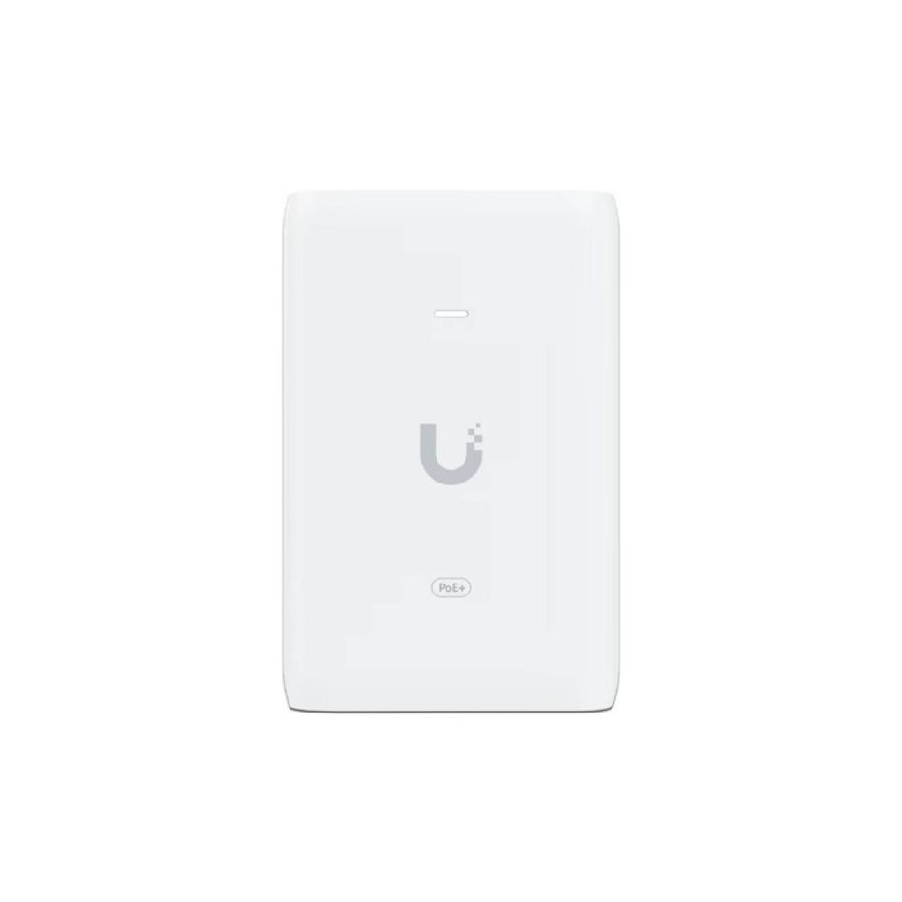Inyector PoE+ Ubiquiti U-POE+ 48V 30W IEEE 802.3af/at para APs, Cámaras y Control de Acceso - Imagen 2