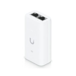 Inyector PoE Gigabit Ubiquiti U-PoE 48V 0.32A IEEE 802.3af Blanco