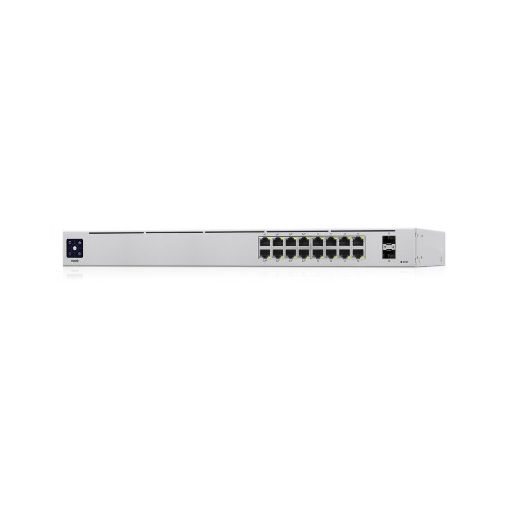 Switch Ubiquiti USW-16-POE Capa 2 16 Puertos Gigabit 8 PoE 42W 2 SFP con Pantalla - Imagen 3