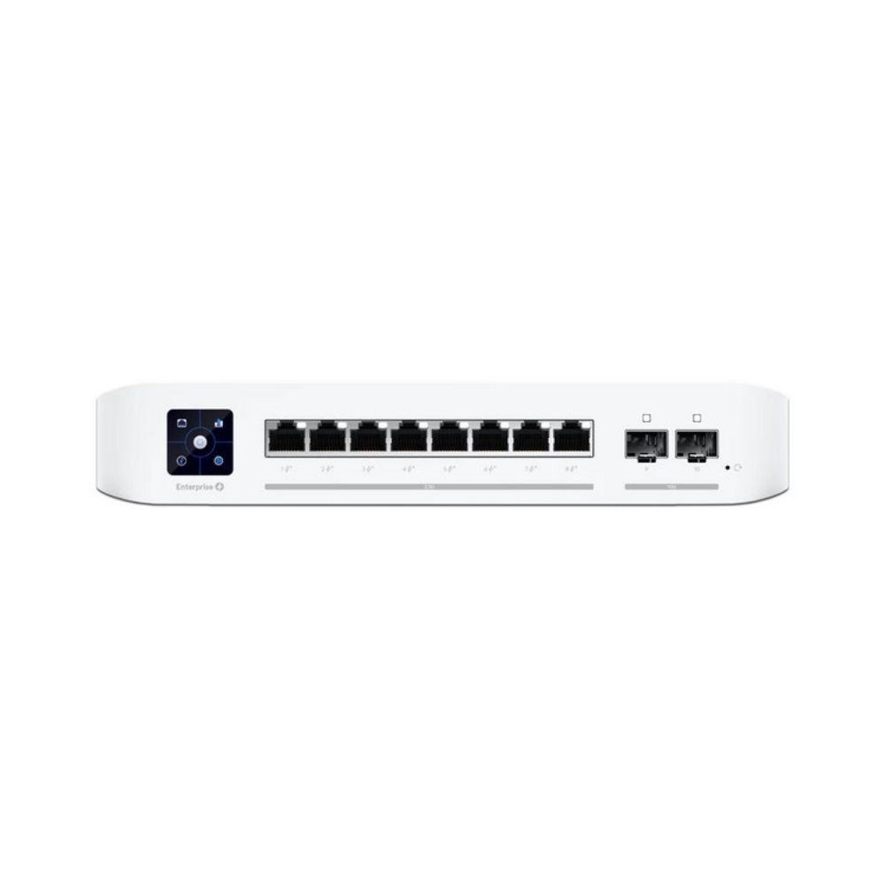 Switch Ubiquiti UniFi USW-Enterprise-8-PoE Capa 3 8 Puertos 2.5 GbE PoE+ y 2 Puertos 10G SFP+ - Imagen 2