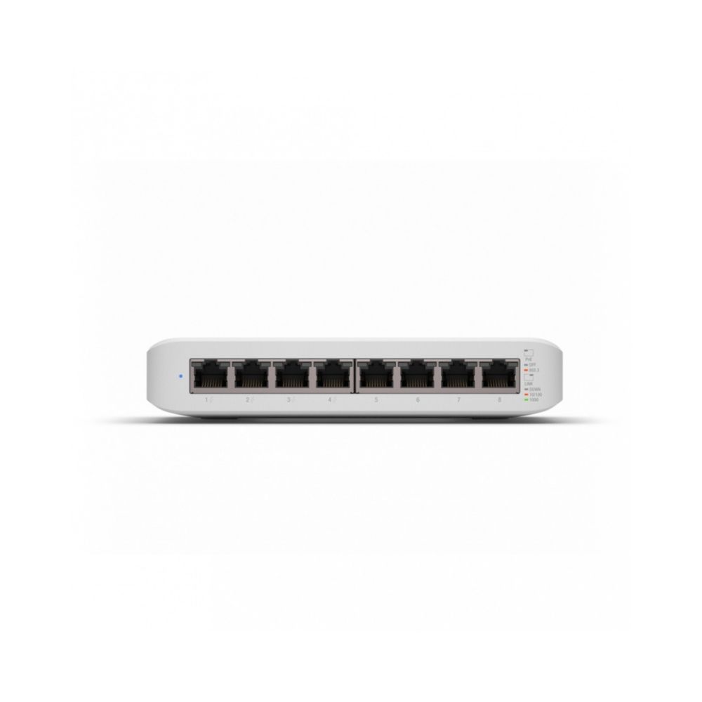 Switch Ubiquiti UniFi USW-Lite-8-PoE Administrable 8 Puertos Gigabit 4 PoE+ 52W Capa 2 - Imagen 2
