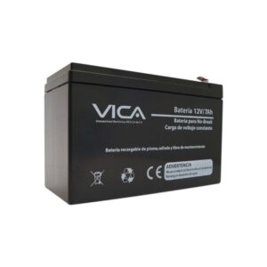 BATERIA DE REEMPLAZO VICA 12V 7AH, GENERICA COMPATIBLE CON EL 80% DE NO BREAKS DE OTRAS MARCAS, 1 AÑO DE GARANTIA
