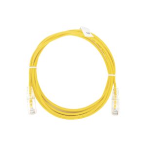 cable-de-parcheo-slim-utp-cat6-3-metros-9-84-pies-amarillo-diametro-reducido-28-awg