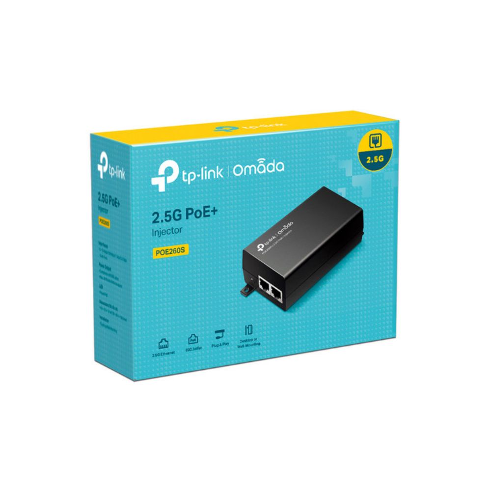 TP-LINK POE260S - Inyector POE 2.5GbE , IEEE802.3af/at, suministra hasta 30 W. - Imagen 5