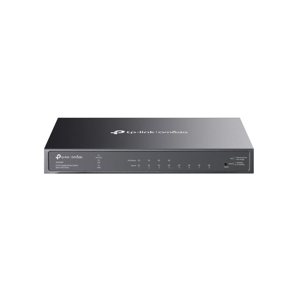 Switch TP-Link SG2008P JetStream SDN Administrable 8 Puertos Gigabit 4 PoE 62W Omada